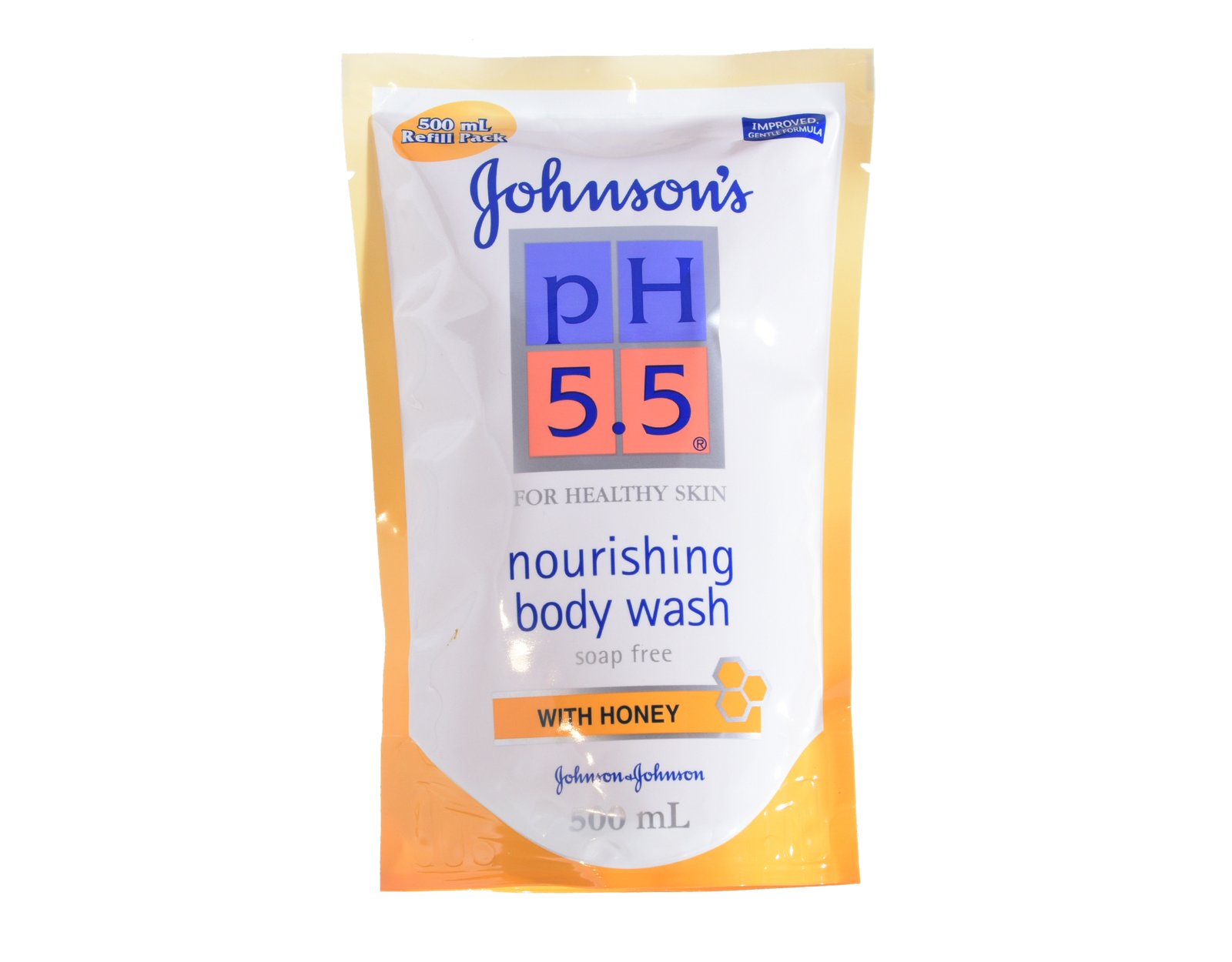 Johnson'spH 5.5 Body Wash Honey Refill 500 ml