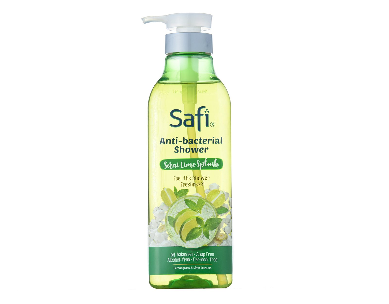 SafiAntibacterial Shower Serai Limau Splash 950 g
